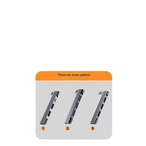 USB Extender 4 Port Type-C HUB มุมขวา90องศา3 * USB 2.0 Expander Dock Station สำหรับคอมพิวเตอร์แล็ปท็อป4 in 1 USB ฮับ Splitter - Product Image 4