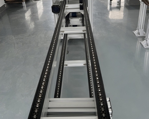 Sistema de transportador de paletas de cadena de flujo libre para línea de producción de batería de litio transportador de cadena de doble velocidad - Product Image 4