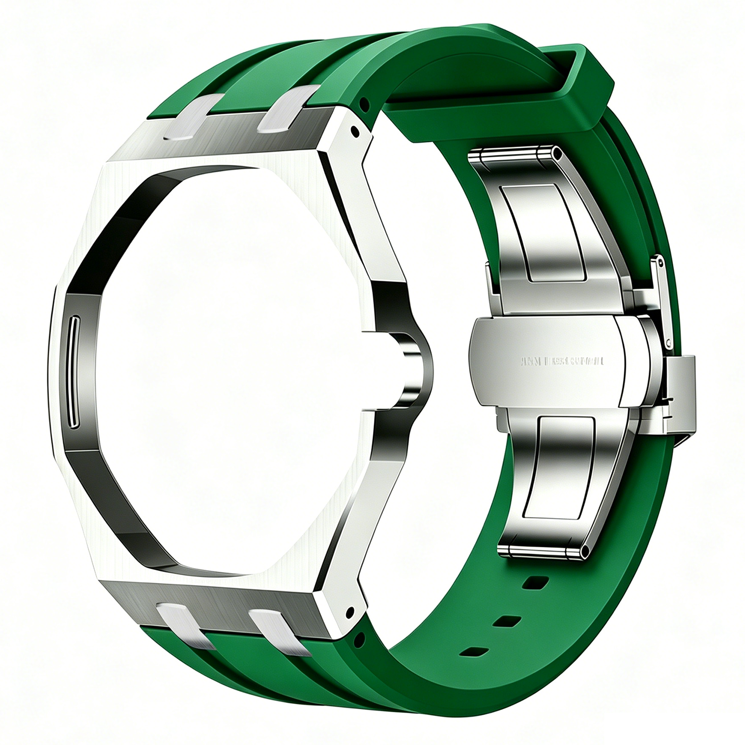 Silver--green- 3 O' clock