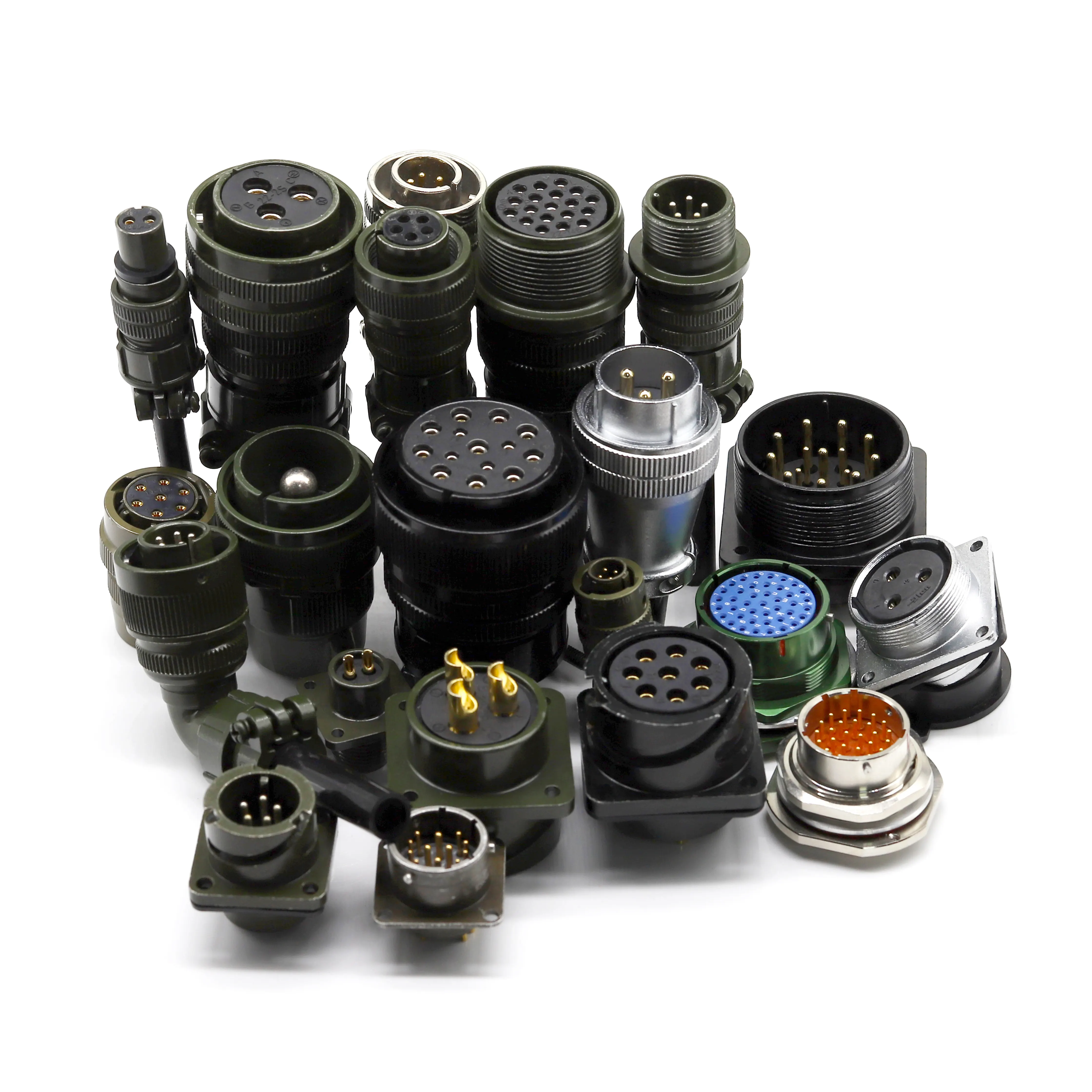 Fabrieks Hete Verkoop 4 8 12 16 20 Pin Ms3108a8 Ms3102a Mannelijke Vrouwelijke Waterdichte Mil-5015 Connector