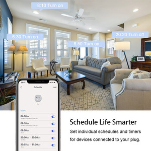 Homekit chúng tôi tiêu chuẩn kép TP liên kết tuya LED bán buôn ngoài trời cuộc sống thông minh đa Wifi ổ cắm phổ cắm - Product Image 5
