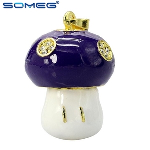Bút 64GB Kim Loại Pha lê màu hồng nấm mô hình 4GB 8GB 16GB 32GB ổ đĩa <span class=keywords><strong>USB</strong></span> những người yêu thích <span class=keywords><strong>Flash</strong></span> Quà Tặng đĩa - Product Image 6
