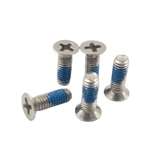 M2 M2.5 M3 Acero al carbono Cruz empotrada Anti-Loose Nylok Lock Mini tornillo para ensamblaje de computadora portátil - Product Image 1