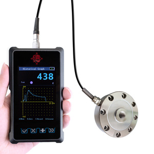 Medidor de fuerza portátil Dinamómetro de mano digital Instrumento de medición Pull Indicador de celda de carga de empuje Recargable de mano - Product Image 1