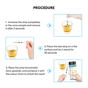 100Strips / Bottle 10 in 1 URS-10T Reagent Strips for Urinalysis Urine <strong>Routine</strong> Urine Analysis <strong>Test</strong> Paper - Product Image 5