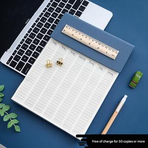 Bloc de notas adhesivo personalizado, diario, semanal, mensual, cuaderno de fitness, estudio, trabajo, organizador, lista de tareas, hojas rasgables, Bloc de notas planificador - Product Image 6