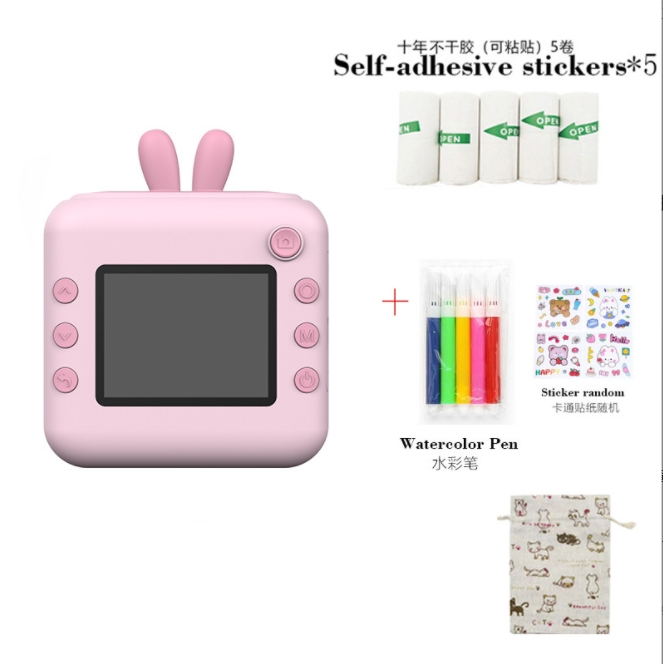 pink+5 sticker paper