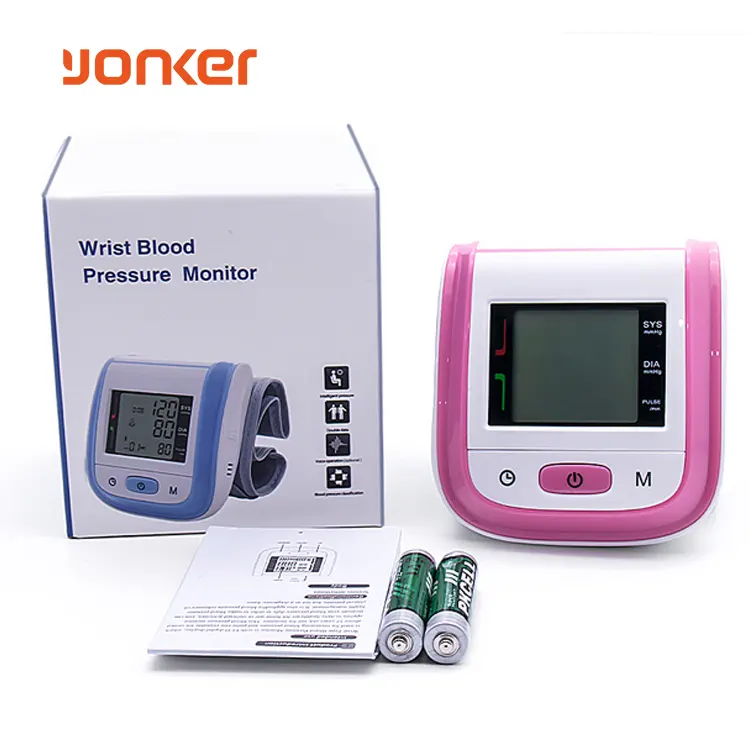 Yonker y tế tensiometro kỹ thuật số máy đo huyết áp BP điện tử trên cánh tay kỹ thuật số tự động huyết áp màn hình