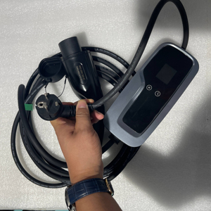 Home Use GBT 16A 32A 3.5Kw 7Kw Portable AC EV <strong>Charger</strong> Current Adjustable Car <strong>Charger</strong> with Light Function - Product Image 1