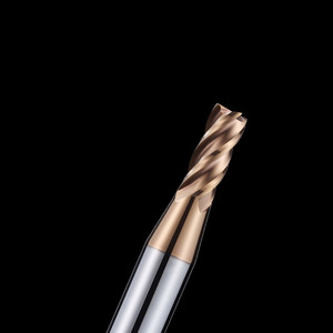 55 derece tungsten çelik freze kesicisi ondalık noktası 4 kenar çelik kaplı karbür uç freze aracı NC düz kenar bıçak - Product Image 3