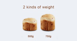 3.5Lbs Новый дизайн интеллектуальный хлебопечка Пластиковый корпус для дома светодиодный дисплей яйцо хлебопечка машина - Product Image 6