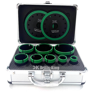 Набор алмазных коронок для сухого сверления, набор алмазных резцов для сверления отверстий, набор коронок для керамической плитки и гранита - Product Image 1