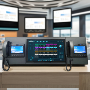 <strong>Video</strong> Emerncy Call Center Dispatcher Metro Subway Control Room Dispatch Microphone Operator Console Broadcast <strong>Intercom</strong> <strong>System</strong> - Product Image 5