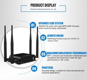 Módem de desbloqueo 4G, enrutador móvil Wifi Con Enrutador Sim 4G Lte - Product Image 4