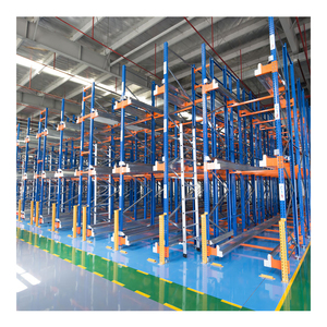 Estantes de almacenamiento Sistema de estantes de almacenamiento de almacén automatizado Nuevo manejo de materiales Almacenamiento Pallet Runner Radio Shuttle Pallet Rack - Product Image 1