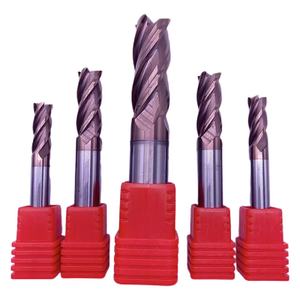 Karbür End Mill 1-20mm 4 flüt HRC55 Tungsten çelik freze kesicisi CNC işleme çelik yüksek hassasiyetli karbür aracı için - Product Image 3