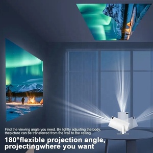 El último Mini proyector LCD portátil Android de Cine en Casa 4K Proyector con lámpara LED Smart Pocket HD Projecteur - Product Image 5