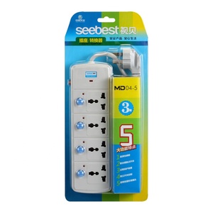 Cable Extension <strong>Socket</strong> <strong>3</strong> Way Universal Extension Electric <strong>Socket</strong> Outlet Power Strip <strong>Socket</strong> With Optional Plug Type - Product Image 4