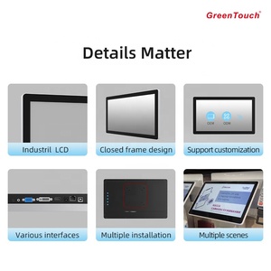 Monitor de pantalla táctil capacitiva multipunto, 15, 15,6, 17, 18,5, 19, 21,5, 22, 23,6, 23,8, 27 pulgadas - Product Image 2