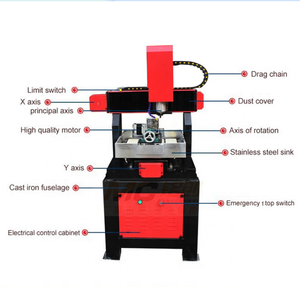 3 ejes 4040 Con Enrutador Cnc rotativo Mini grabado en madera maquinaria de carpintería enrutador Cnc para personalización Flexible - Product Image 3
