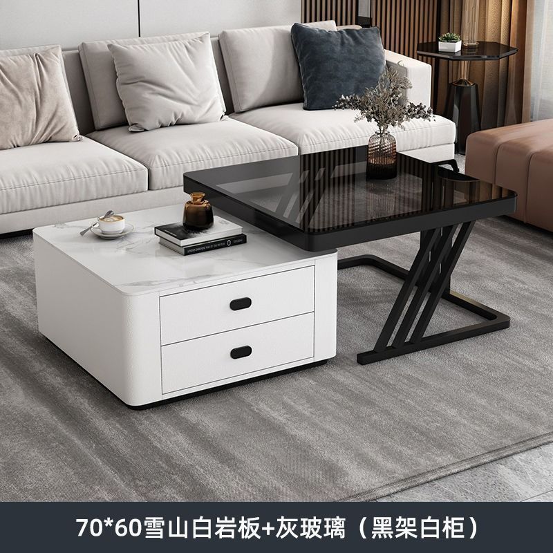 Double-drawer black