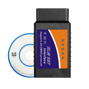 CE ROHS 认证 Wifi obd2 适配器 elm327 代码读取器 obdii 汽车扫描仪汽车诊断工具支持所有 OBD II 协议