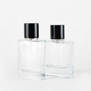 Di alta qualità vuota stile semplice forma rettangolare contenitore di profumo bottiglia di vetro con custom - Product Image 4