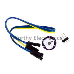 Monitoraggio della frequenza cardiaca del polso 3.3-5V sensore di frequenza cardiaca modulo sensore di impulsi HW-827 filo dupont