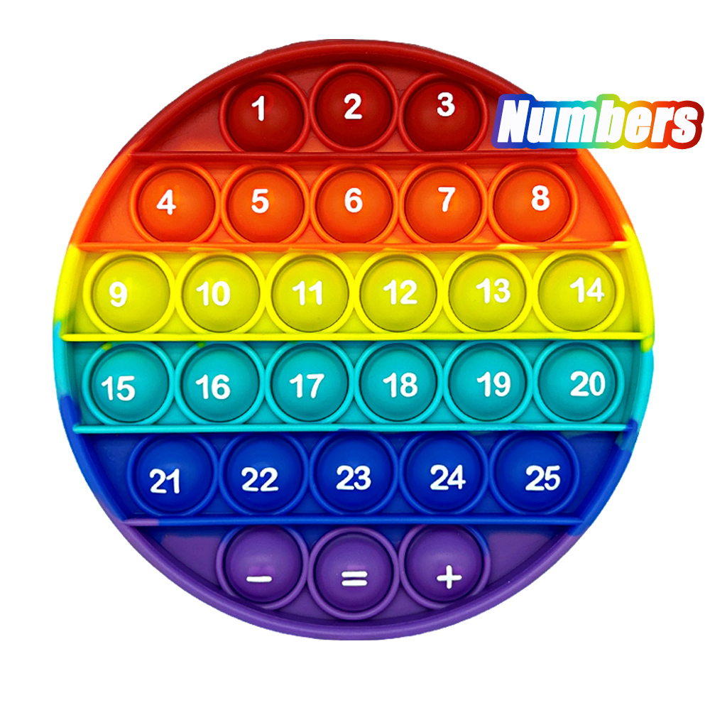 Cerchio di numeri arcobaleno