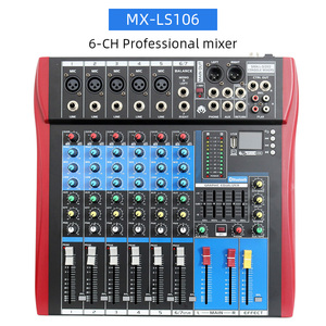 6 8 kanallı dijital karıştırma dj denetleyici/ses konsolu karıştırıcı ses hoparlörü profesyonel mikser ses dijital powered ses mikseri - Product Image 4