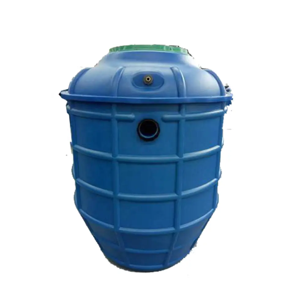 Sistema de tratamiento de aguas residuales domésticas de tipo subterráneo Maquinaria de tratamiento de agua para purificación de aguas residuales domésticas Tanque séptico