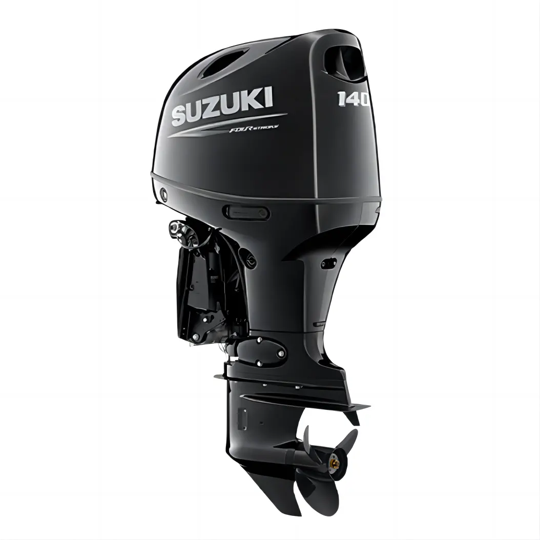 Tout nouveau moteur marin hors-bord SUZUKI 4 cylindres DF140BTL 103kw/6300 tr/min pour bateau