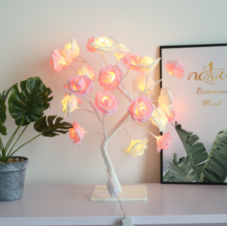 24LED Rose arbre lampe