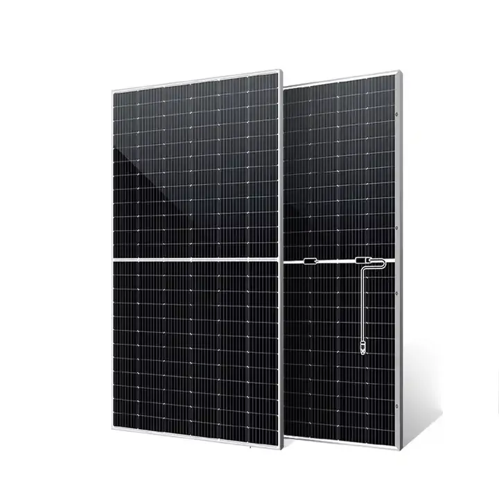 Güneş enerjisi panelleri 550 watt yüksek verimli Mono fotovoltaik 540W 550 W 560W siyah güneş panelleri