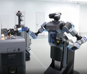 Omnidirectional Mobile Humanoid <strong>Robot</strong> with 5G Vision VR Remote Operating <strong>System</strong> for Indoor Outdoor Factory <strong>Automation</strong> - Product Image 6