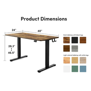 Modern Single Motor Smart Ergonomic Electric Standing <strong>Desk</strong> Adjustable Height Office <strong>Computer</strong> Table - Product Image 2