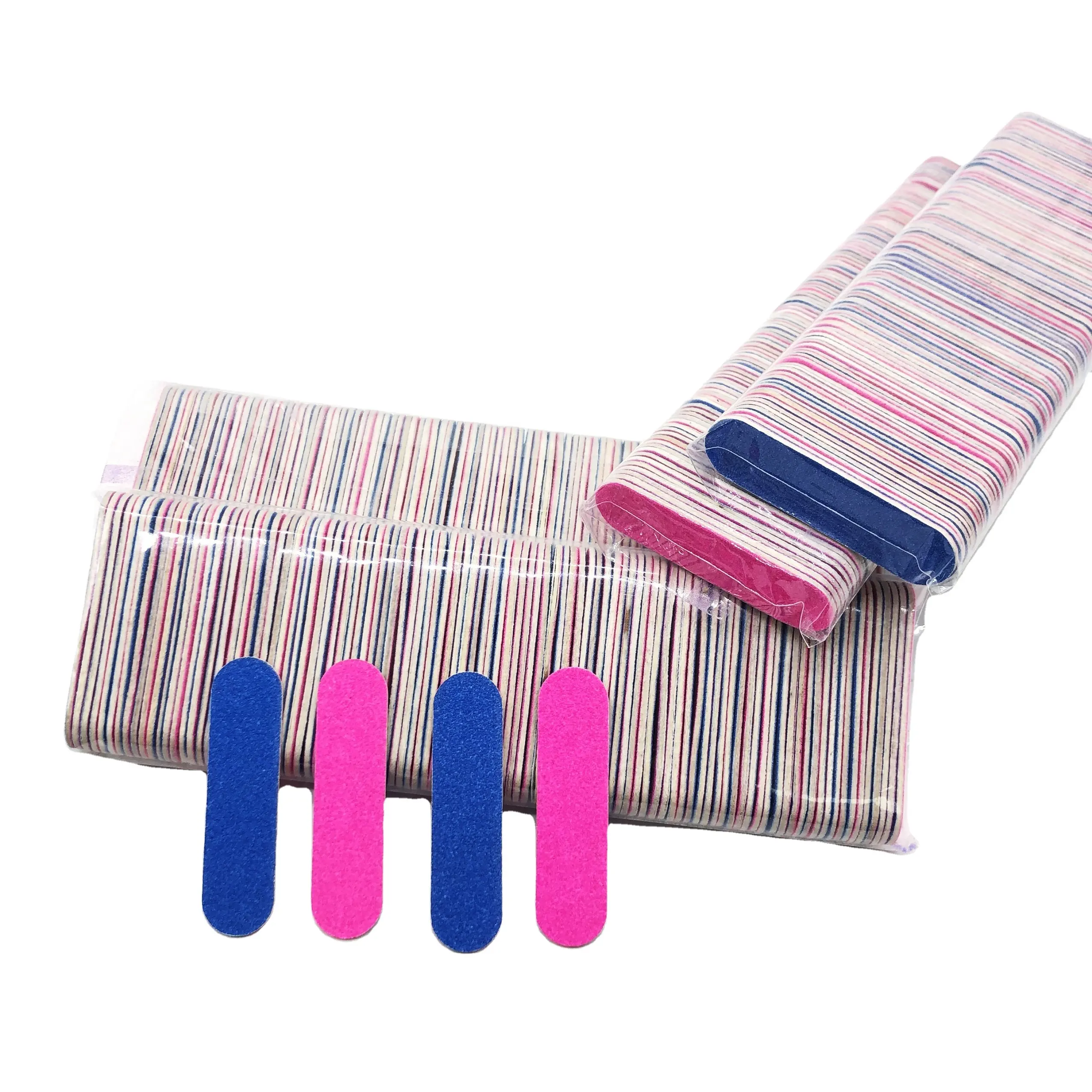 Tabla de esmeril para uñas de bebé, Mini lima de uñas desechable, azul y rosa, 180, 180