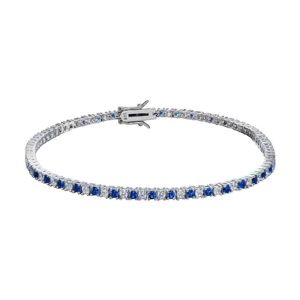 Pulsera de tenis Circonia cúbica de 3mm, latón transparente, cristal AAA, precio al por mayor