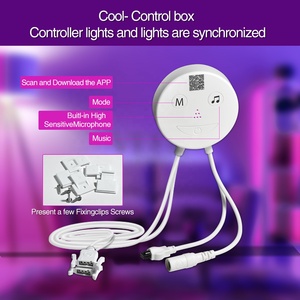 Controllo APP collegabile IP65 impermeabile 12 Volt SMD 5050 18LED RGB Smart 10M Kit striscia luminosa a strisce LED con telecomando e Controller - Product Image 3