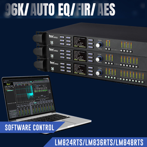LM824RTS Professional Digital DSP Audio Processor 2 <strong>Input</strong> 4 <strong>Output</strong> for High Quality Professional Speaker Sound Equipment 96KHz - Product Image 3