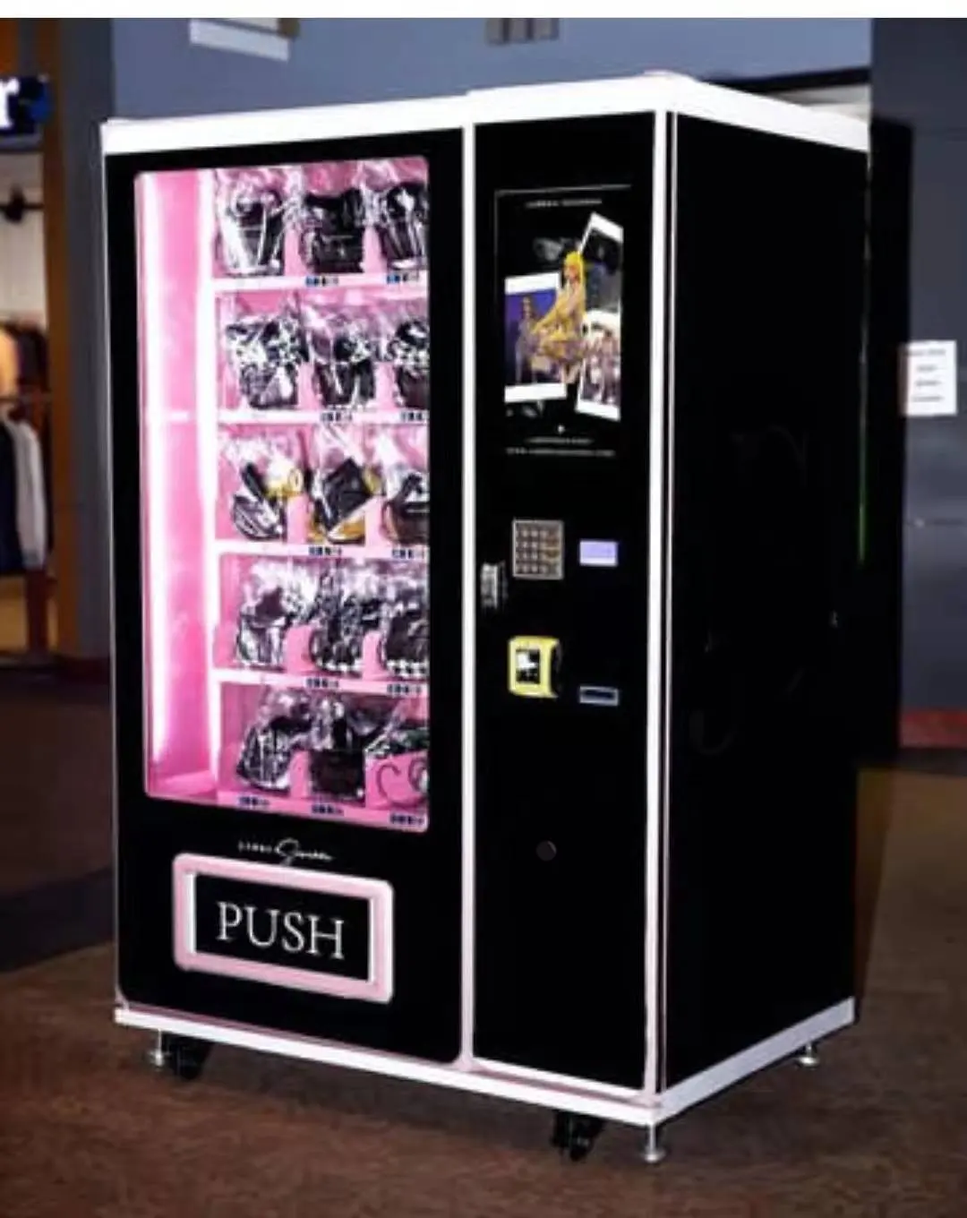 Distributeur automatique de vêtements en gros avec conception personnalisée gratuite distributeur automatique à vendre
