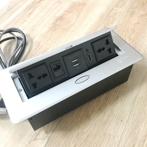 Toma de corriente Universal emergente, Hub multimedia multifunción, conexión de datos de potencia, caja para toma de sobremesa de oficina, CE 10A/16A - Product Image 4