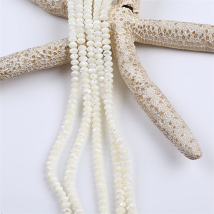 Mother of Pearl <strong>Shell</strong> Button Loose <strong>Beads</strong> DIY Jewelry Making <strong>Shell</strong> <strong>Beads</strong> Strand