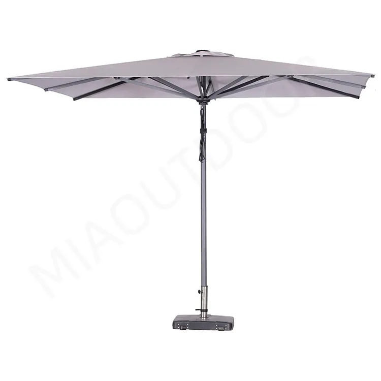 custom logo design outdoor coffee patio umbrella commercial luxury parasol