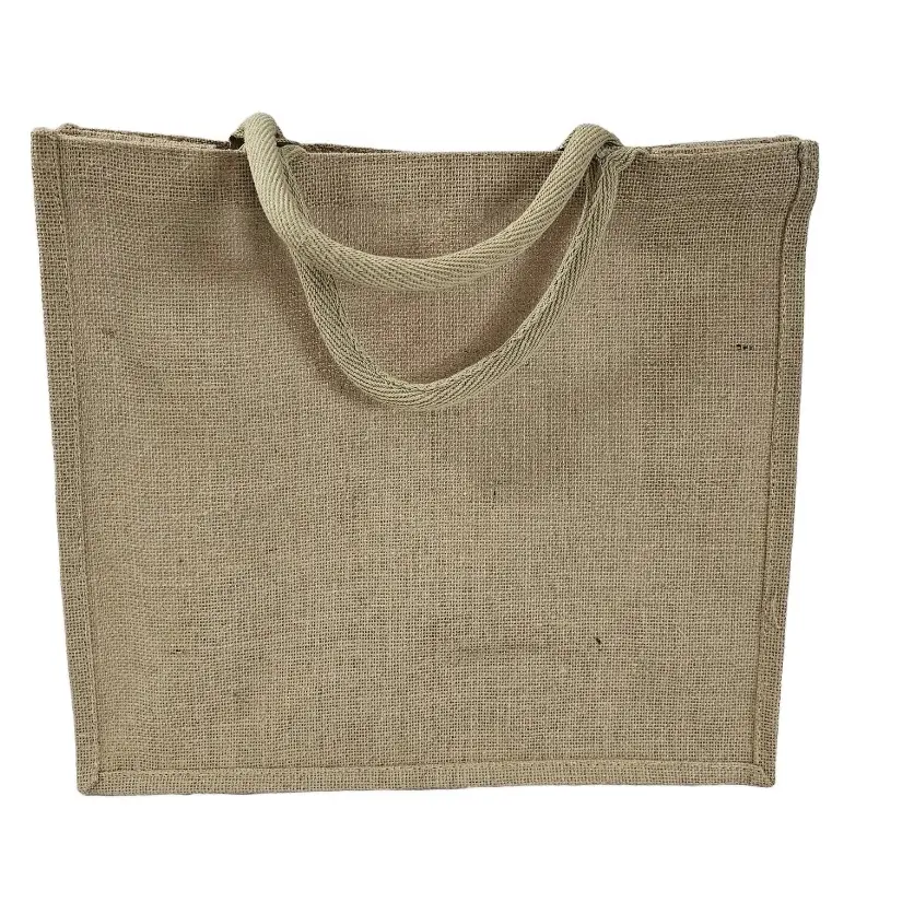 Cute design shopping bag with cartoon photo shopping jute bag