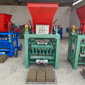 4-40A <strong>Interlock</strong> <strong>Block</strong> Making Machine for Cement Brick Molding for Cinder Sand Motor Core Component for Carton Brick Construction - Product Image 5