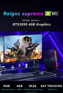 มินิพีซีเจน13Th I9 13900ชม. I7 12700ชม. คอมพิวเตอร์ตั้งโต๊ะเล่นเกม RTX3050 PCIe 4.0 WiFi 6 BT5.0 Win11เกมมินิพีซีสาม4K - Product Image 6