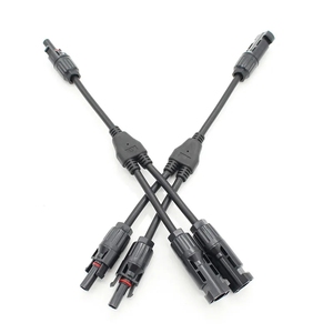 2 to 1 Y Branch <strong>Parallel</strong> <strong>Connection</strong> 1000V 30A PV Connector With 4mm2 Solar Cable for Solar Photovoltaic <strong>System</strong> - Product Image 1