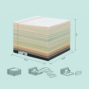 Bloc de notas 3D de alta calidad, productos nuevos, logotipo personalizado, regalo, casa del árbol, papel, tallado, creativo, 2023 - Product Image 3
