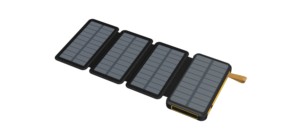 2023 New Multi-USB <strong>Output</strong> Solar Mobile Power 20000mAh High Power Solar Folding with Lanyard <strong>Design</strong> Power Bank - Product Image 5